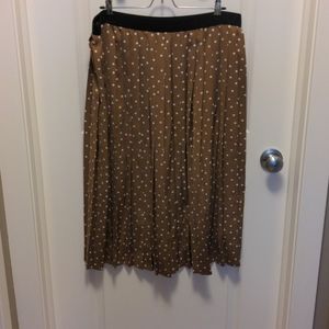 Joe Fresh Pleated Midi Skirt